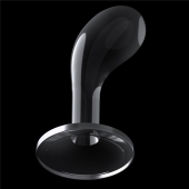 Прозрачный стимулятор простаты Flawless Clear Prostate Plug - 15 см. - Lovetoy - в Екатеринбурге купить с доставкой