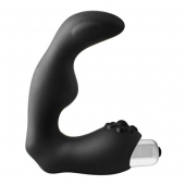 Черный вибромассажер простаты FantASStic Vibrating Prostate Massager - 11,3 см. - Dream Toys - в Екатеринбурге купить с доставкой
