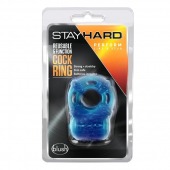 Голубое эрекционное виброкольцо Reusable 5 Function Cock Ring - Blush Novelties - в Екатеринбурге купить с доставкой