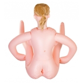 Надувная секс-кукла с реалистичной головой и поднятыми ножками - ToyFa - в Екатеринбурге купить с доставкой