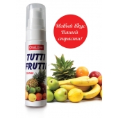 Гель-смазка Tutti-frutti со вкусом тропических фруктов - 30 гр. - Биоритм - купить с доставкой в Екатеринбурге