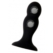 Черная анальная втулка Hidro M - 10,5 см. - Erotist Adult Toys в Екатеринбурге Черная анальная втулка Hidro M - 10,5 см. - Erotist Adult Toys