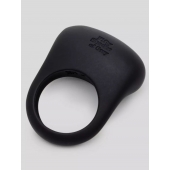 Черное эрекционное виброкольцо Sensation Rechargeable Vibrating Love Ring - Fifty Shades of Grey - в Екатеринбурге купить с доставкой