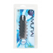 Дымчатая стимулирующая насадка с закрытой головкой SAMURAI PENIS SLEEVE BLACK - 14,5 см. - NMC - в Екатеринбурге купить с доставкой