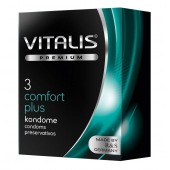 Контурные презервативы VITALIS PREMIUM comfort plus - 3 шт. - Vitalis - купить с доставкой в Екатеринбурге
