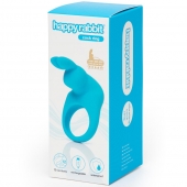Голубое эрекционное виброкольцо Happy Rabbit Rechargeable Rabbit Cock Ring - Happy Rabbit - в Екатеринбурге купить с доставкой