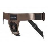 Бронзовый пояс для насадок Curious Harness - Strap-on-me - купить с доставкой в Екатеринбурге