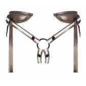 Бронзовый пояс для насадок Desirous Harness - Strap-on-me - купить с доставкой в Екатеринбурге