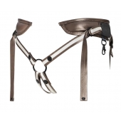 Бронзовый пояс для насадок Desirous Harness - Strap-on-me - купить с доставкой в Екатеринбурге