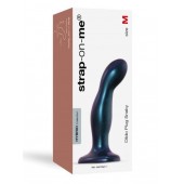 Темно-синяя насадка Strap-On-Me Dildo Plug Snaky size M - Strap-on-me - купить с доставкой в Екатеринбурге