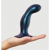 Темно-синяя насадка Strap-On-Me Dildo Plug Snaky size M - Strap-on-me - купить с доставкой в Екатеринбурге
