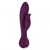 Фиолетовый вибратор-кролик Desire - 22,25 см. - California Exotic Novelties