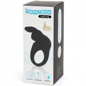 Черное эрекционное виброкольцо Happy Rabbit Rechargeable Rabbit Cock Ring - Happy Rabbit - в Екатеринбурге купить с доставкой