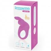 Фиолетовое эрекционное виброкольцо Happy Rabbit Rechargeable Rabbit Cock Ring - Happy Rabbit - в Екатеринбурге купить с доставкой