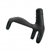 Черная вибронасадка на пенис Vibrating Penis Sling - Baile - в Екатеринбурге купить с доставкой