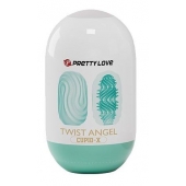 Бирюзовый мастурбатор-яйцо Twist Angel - Baile - в Екатеринбурге купить с доставкой