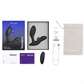 Черный анальный вибратор We-Vibe Vector+ - We-vibe - в Екатеринбурге купить с доставкой