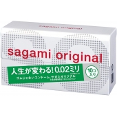 Ультратонкие презервативы Sagami Original 0.02 - 10 шт. - Sagami - купить с доставкой в Екатеринбурге