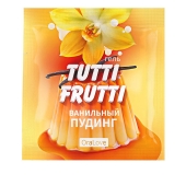 Пробник гель-смазки Tutti-frutti со вкусом ванильного пудинга - 4 гр. - Биоритм - купить с доставкой в Екатеринбурге