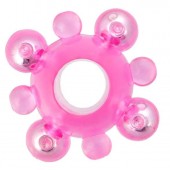 Эрекционное кольцо c бусинками - Toyfa Basic - в Екатеринбурге купить с доставкой