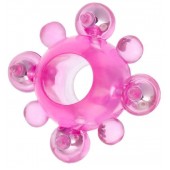 Эрекционное кольцо c бусинками - Toyfa Basic - в Екатеринбурге купить с доставкой