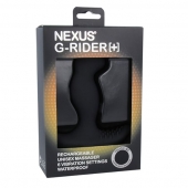 Черный вибромассажер простаты Nexus G-Rider+ - 12,6 см. - Nexus Range - в Екатеринбурге купить с доставкой