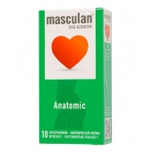 Презервативы анатомической формы Masculan Anatomic - 10 шт. - Masculan - купить с доставкой в Екатеринбурге