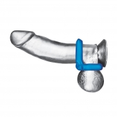 Комплект из 2 эрекционных колец-восьмерок 2-Pack Duo Cock And Ball Stamina Enhancement Ring - BlueLine - в Екатеринбурге купить с доставкой