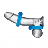 Комплект из двух колец для пениса 2-Pack Ultra-Stretch Stamina Endurance Ring - BlueLine - в Екатеринбурге купить с доставкой