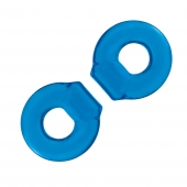 Комплект из двух колец для пениса 2-Pack Ultra-Stretch Stamina Endurance Ring - BlueLine - в Екатеринбурге купить с доставкой