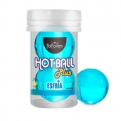 Лубрикант на масляной основе Hot Ball Plus с охлаждающим эффектом (2 шарика по 3 гр.) - HotFlowers - купить с доставкой в Екатеринбурге