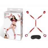 Красная фиксация на матрас Classic Bedspreader - Lux Fetish - купить с доставкой в Екатеринбурге