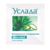 Гель-смазка «Услада с алоэ» - 3 гр. - Биоритм - купить с доставкой в Екатеринбурге