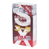 Ароматизированные презервативы Sagami Xtreme COLA - 10 шт. - Sagami - купить с доставкой в Екатеринбурге