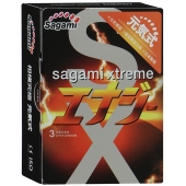 Презервативы Sagami Xtreme ENERGY с ароматом энергетика - 3 шт. - Sagami - купить с доставкой в Екатеринбурге