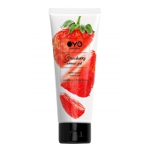 Лубрикант на водной основе OYO Aroma Gel Strawberry с ароматом клубники - 75 мл. - OYO - купить с доставкой в Екатеринбурге