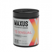 Анатомические презервативы MAXUS Sensual - 15 шт. - Maxus - купить с доставкой в Екатеринбурге