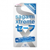 Презервативы Sagami Xtreme Ultrasafe с двойным количеством смазки - 10 шт. - Sagami - купить с доставкой в Екатеринбурге