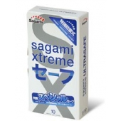 Презервативы Sagami Xtreme Ultrasafe с двойным количеством смазки - 10 шт. - Sagami - купить с доставкой в Екатеринбурге