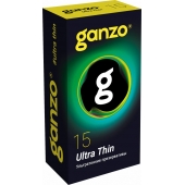 Прозрачные ультратонкие презервативы Ganzo Ultra thin - 15 шт. - Ganzo - купить с доставкой в Екатеринбурге