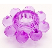 Мягкая фиолетовая гелевая насадка - Toyfa Basic - в Екатеринбурге купить с доставкой
