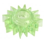 Зеленое эрекционное кольцо-солнце - Toyfa Basic - в Екатеринбурге купить с доставкой