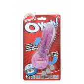 Фиолетовое эрекционное кольцо с вибрацией и пальчиком OYEAH PURPLE - Screaming O - в Екатеринбурге купить с доставкой