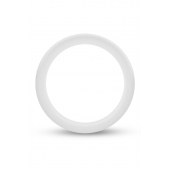Белое люминесцентное эрекционное кольцо Silicone Glo Cock Ring - Blush Novelties - в Екатеринбурге купить с доставкой