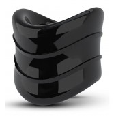 Черное эрекционное кольцо на мошонку Beef Ball Stretcher Snug X Long - Blush Novelties - в Екатеринбурге купить с доставкой