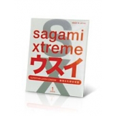 Ультратонкий презерватив Sagami Xtreme SUPERTHIN - 1 шт. - Sagami - купить с доставкой в Екатеринбурге