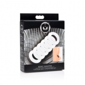 Комплект из 6 прозрачных эрекционных колец Ring Master Custom Ball Stretcher Kit - XR Brands - в Екатеринбурге купить с доставкой