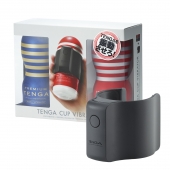 Набор Tenga Cup Vibrator 1st Set: вибратор Cup Vibrator, мастурбатор Original Vacuum Cup, мастурбатор Premium Original Vacuum Cup - Tenga - в Екатеринбурге купить с доставкой