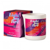 Массажная свеча Light My Fire Coconut с ароматом кокоса - 65 гр. - Love to Love - купить с доставкой в Екатеринбурге