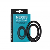 Черное двойное эрекционное кольцо Nexus Enduro Double - Nexus Range - в Екатеринбурге купить с доставкой